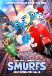 Smurfs movie poster