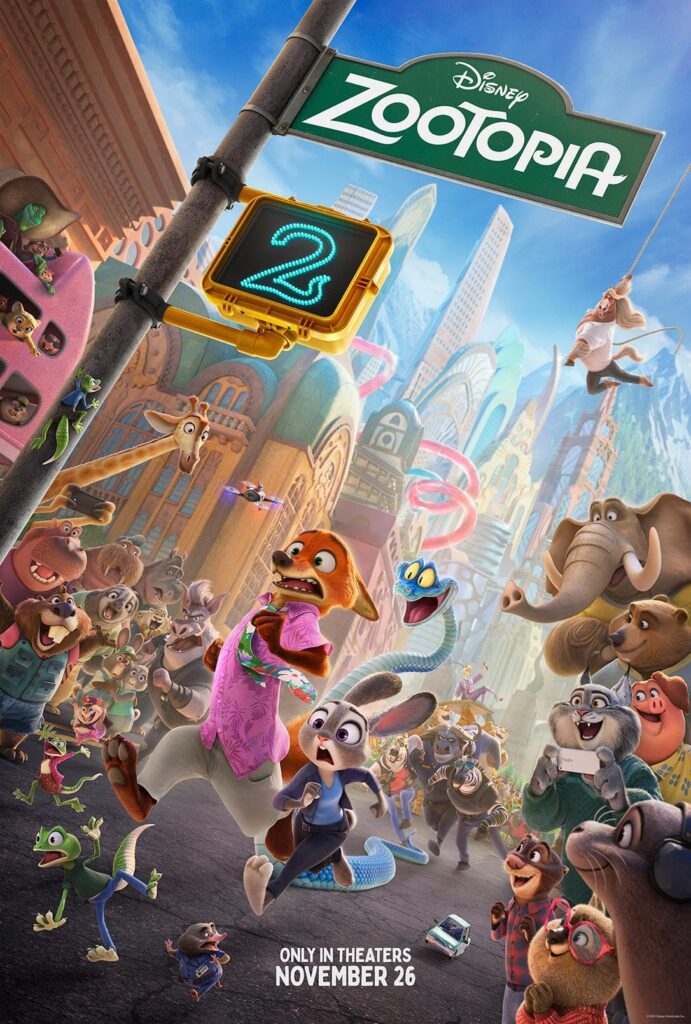 Zootopia 2 movie poster